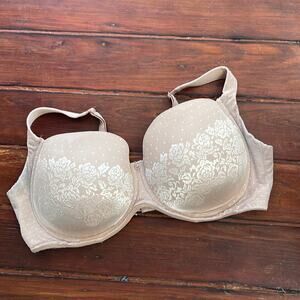 Soma Stunning Support Full Coverage nude underwire bra sz 42DDD